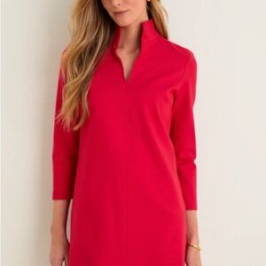 Tuckernuck Clifton Red Ponte Dress XL